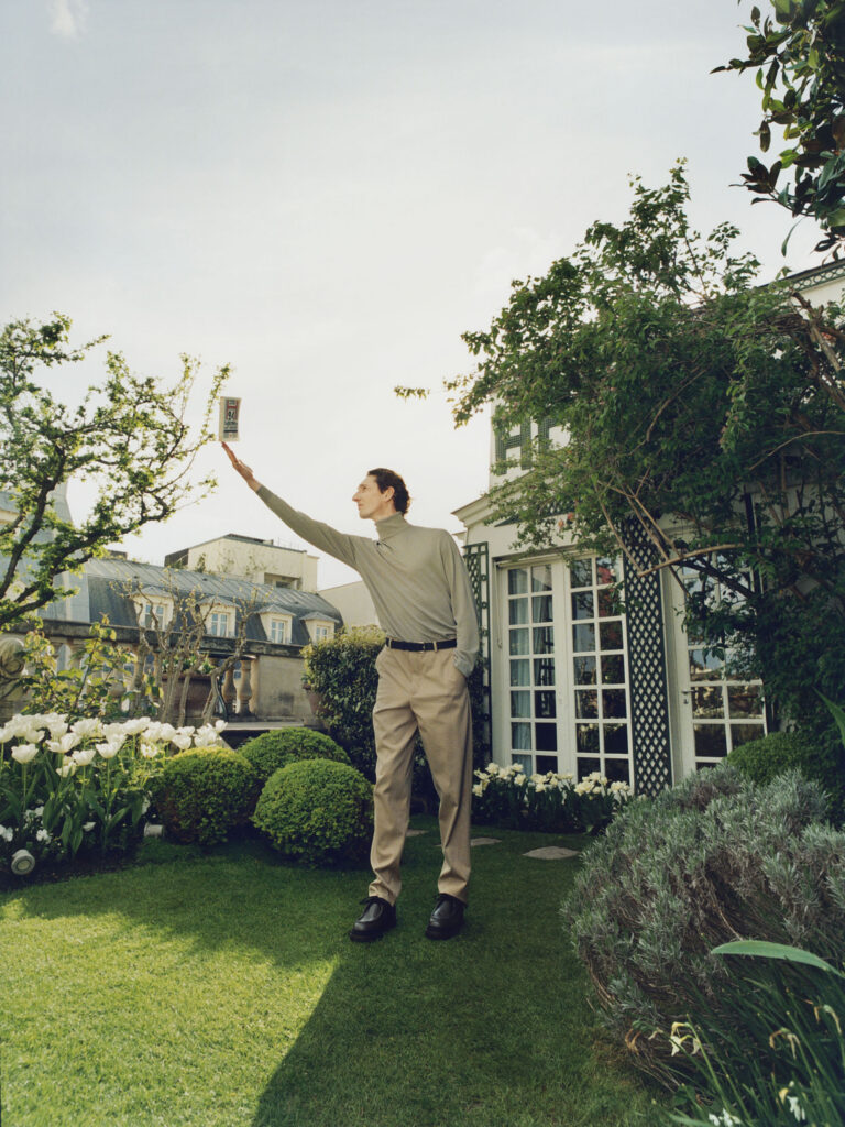 Hermès editorial set design with graphic compositions by Nara Lee Studio, Paris-based set designer Nara Lee