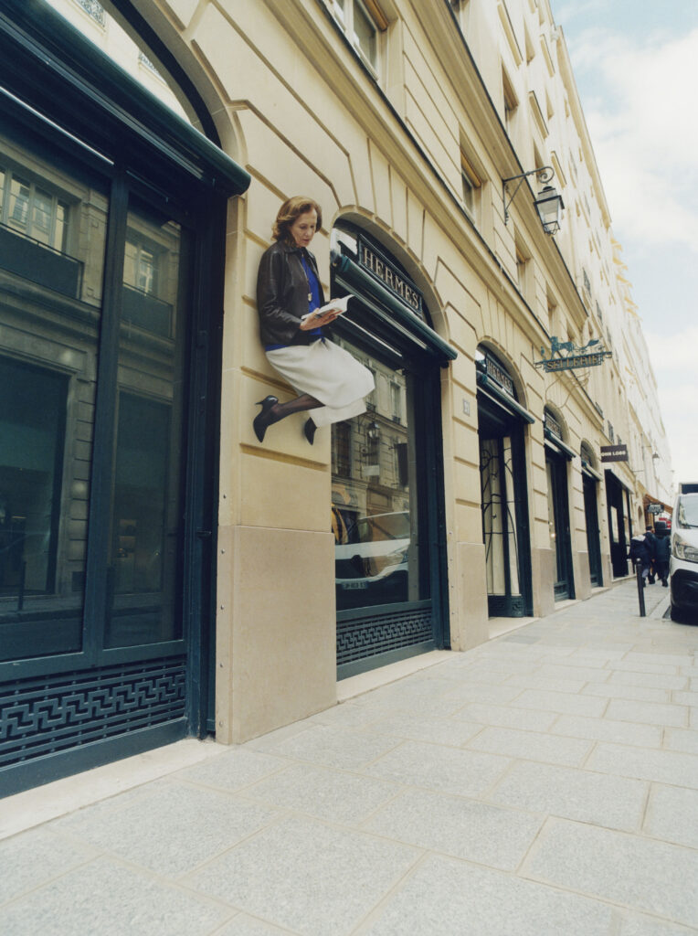 Conceptual set design for Le Monde d’Hermès editorial by Paris-based set designer Nara Lee (Nara Lee Studio), photography by David Luraschi