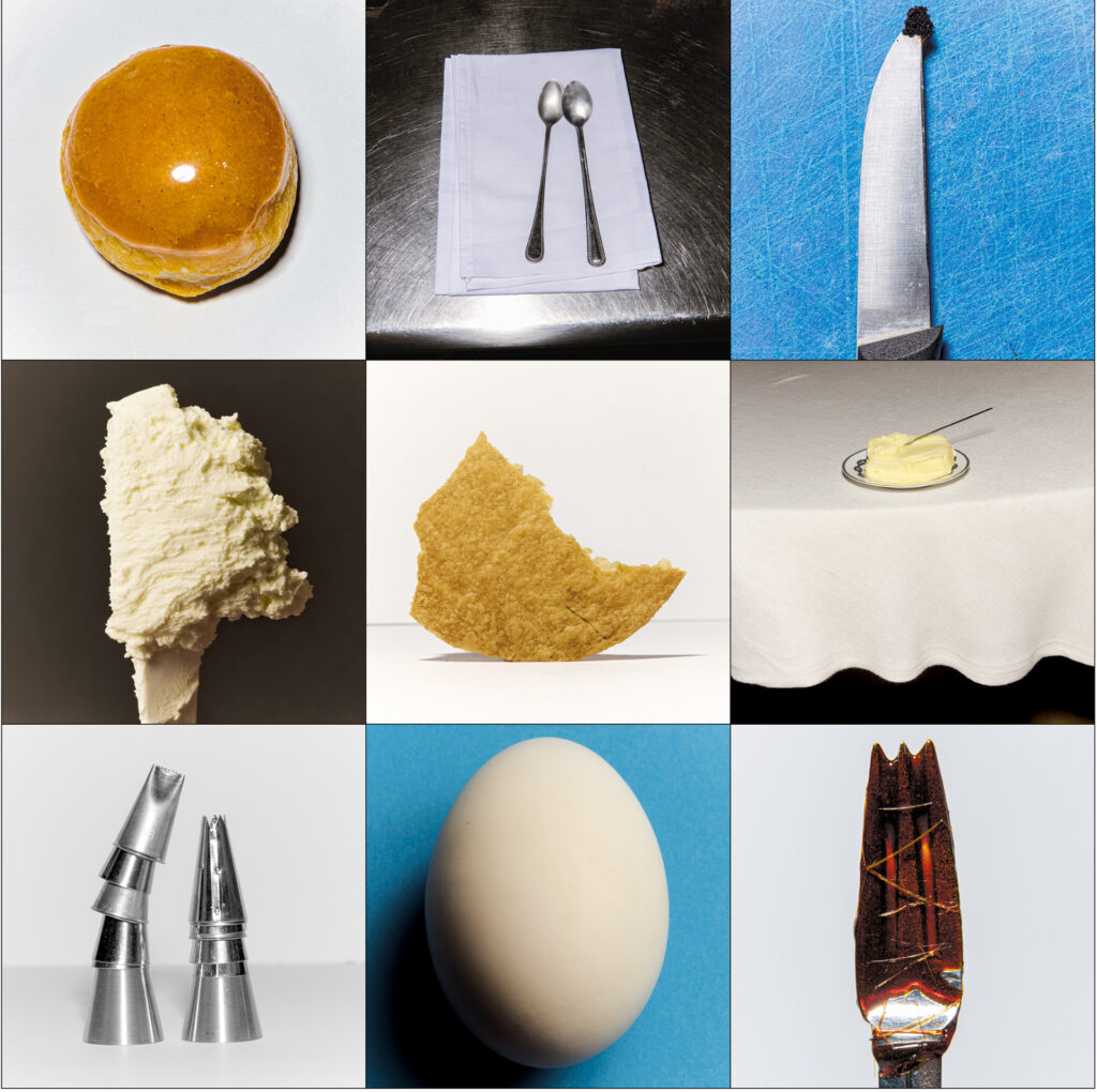 Still life and fashion editorial set design for Hermès by Paris-based set designer Nara Lee (Nara Lee Studio)