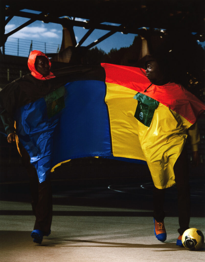 Playful and expressive set design for Dazed fashion editorial by Paris-based set designer Nara Lee (Nara Lee Studio)