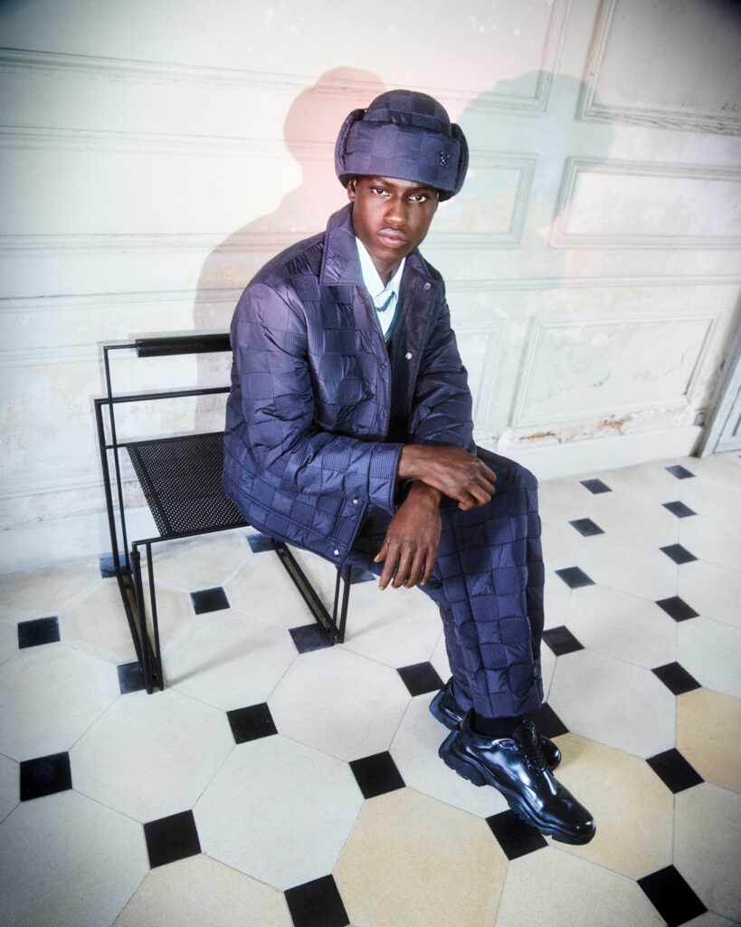 Conceptual floral environment set design for Louis Vuitton by Paris-based set designer Nara Lee (Nara Lee Studio)