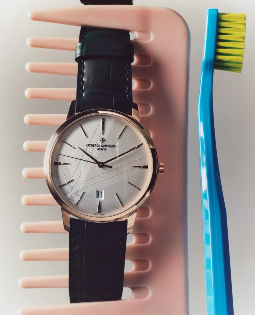 Editorial scenography and still life set design for Sotheby’s magazine featuring luxury timepieces, created by Paris-based set designer Nara Lee, founder of Nara Lee Studio and nara.world, represented by Lambert Lambert agency, styled by Chloe Grace