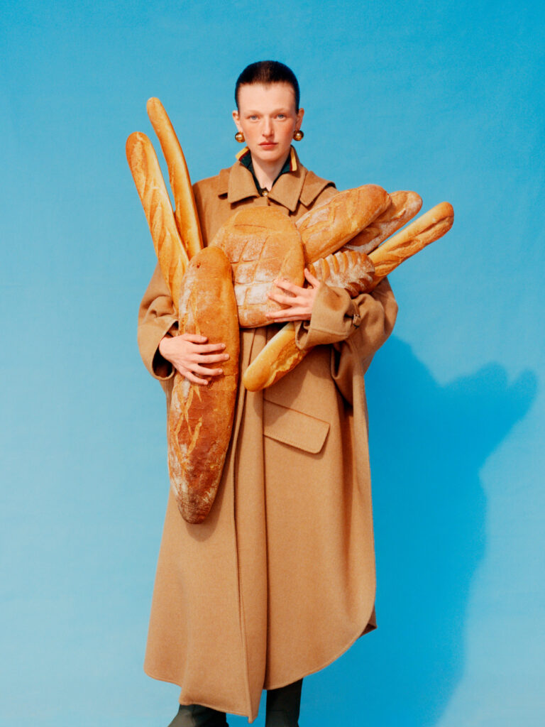 colorful set design for Vogue France editorial in Normandie, featuring bold visual compositions, by Paris-based set designer Nara Lee, founder of Nara Lee Studio and nara.world, represented by Lambert Lambert agency, photographed by Osma Harvilahti