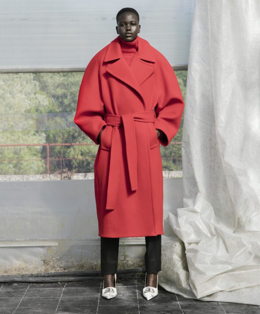 Fashion editorial set design in greenhouse setting for Vogue US by Paris-based set designer Nara Lee (Nara Lee Studio)